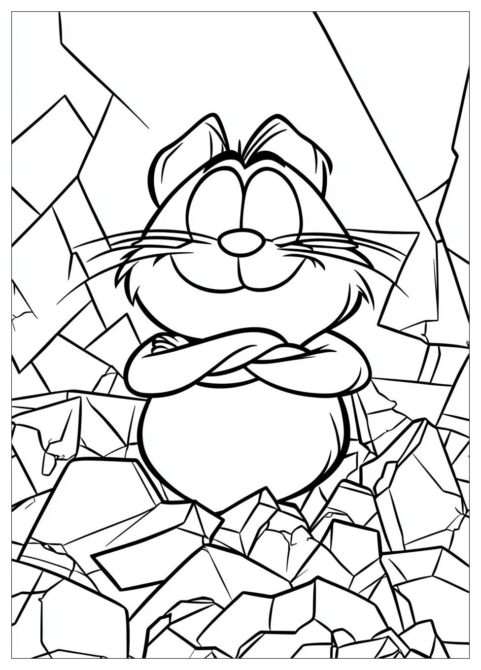 Garfield Coloring Pages-4