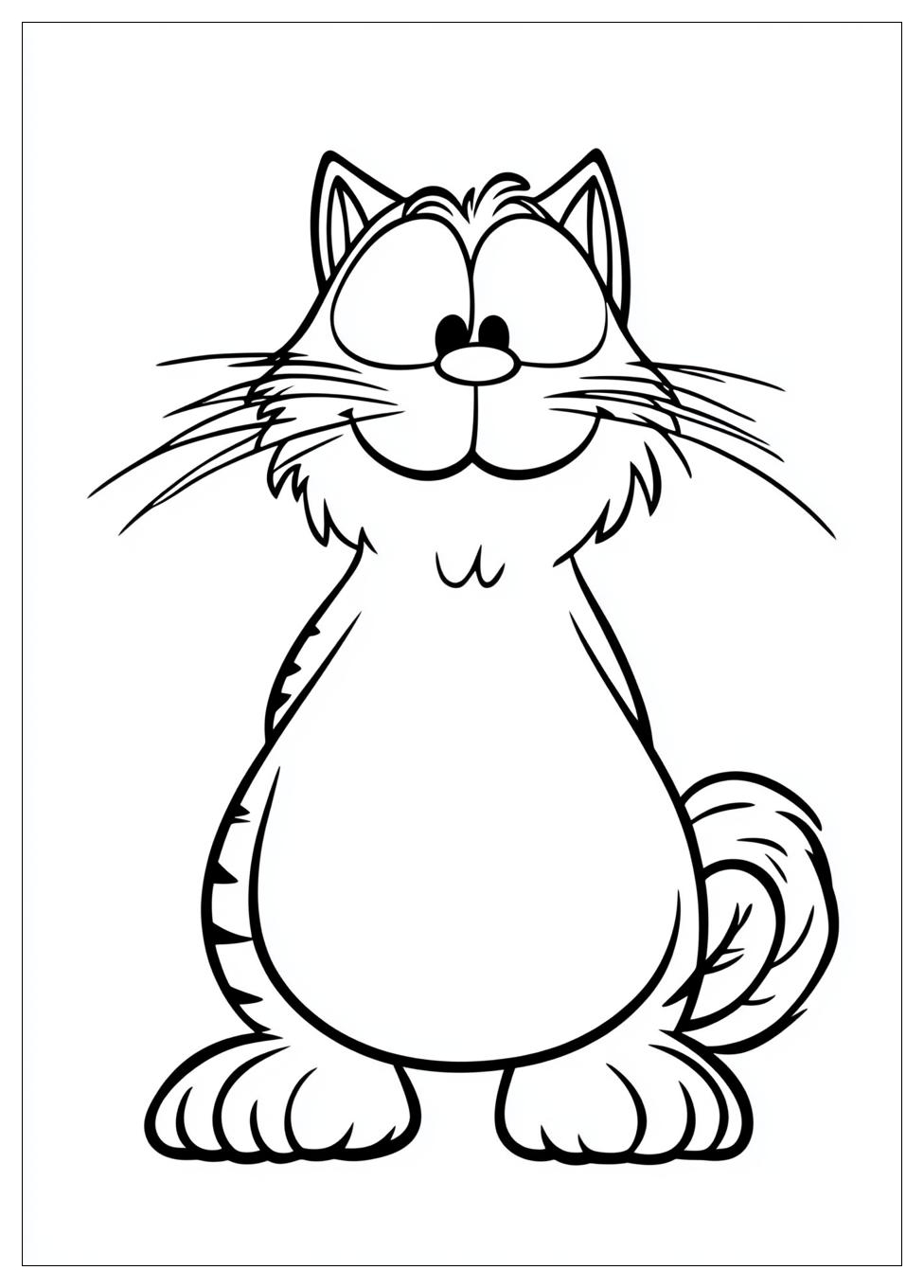 Garfield Coloring Pages-5