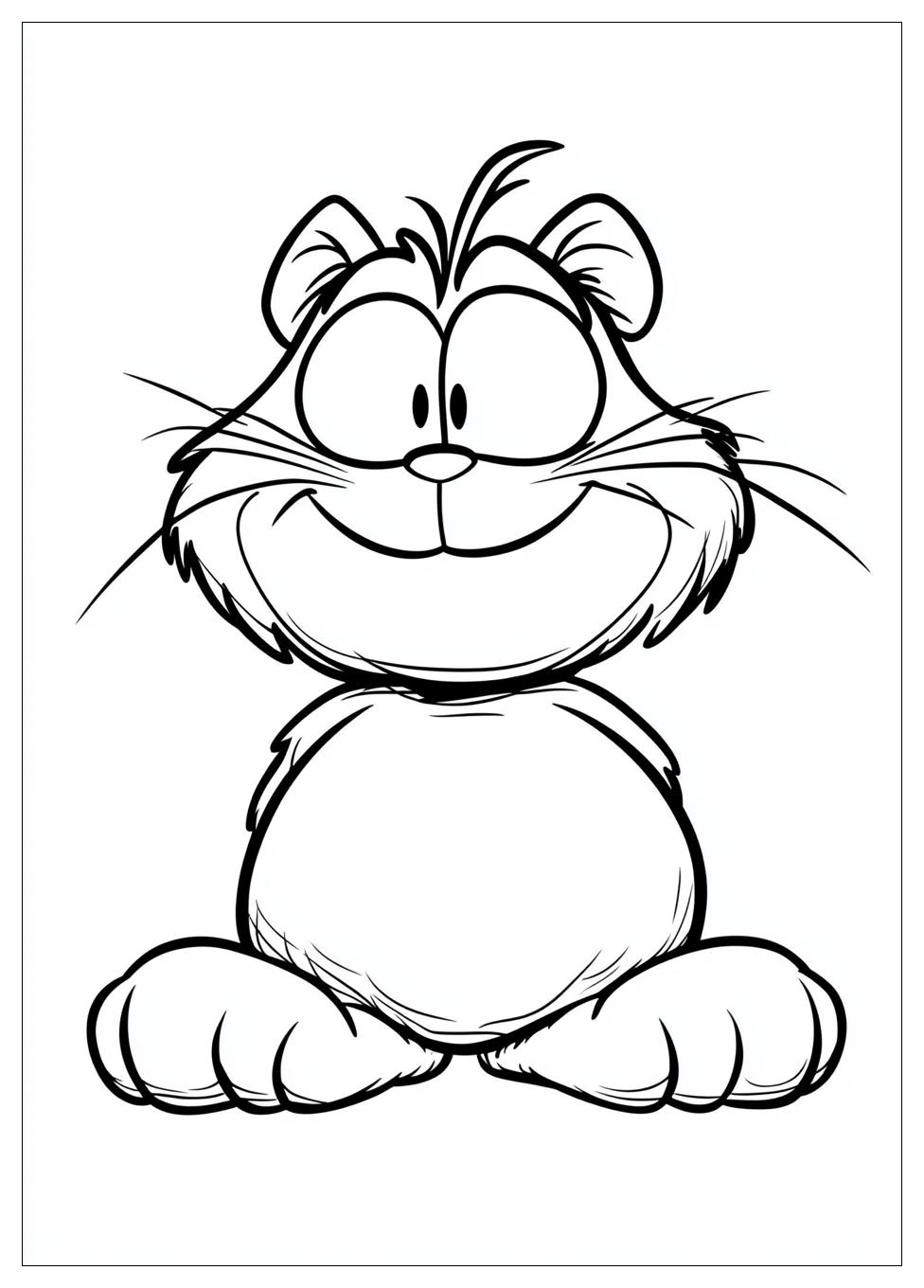 Garfield Coloring Pages-6