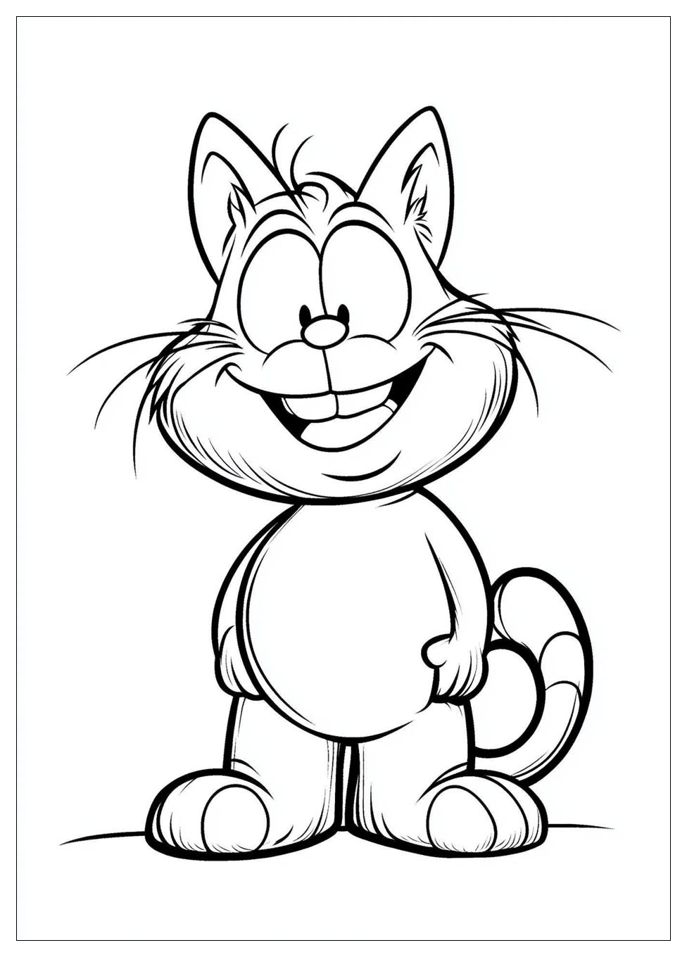Garfield Coloring Pages-8