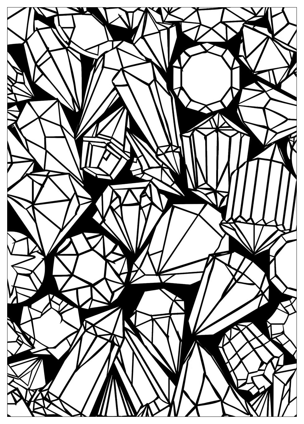 Gem Coloring Pages-7