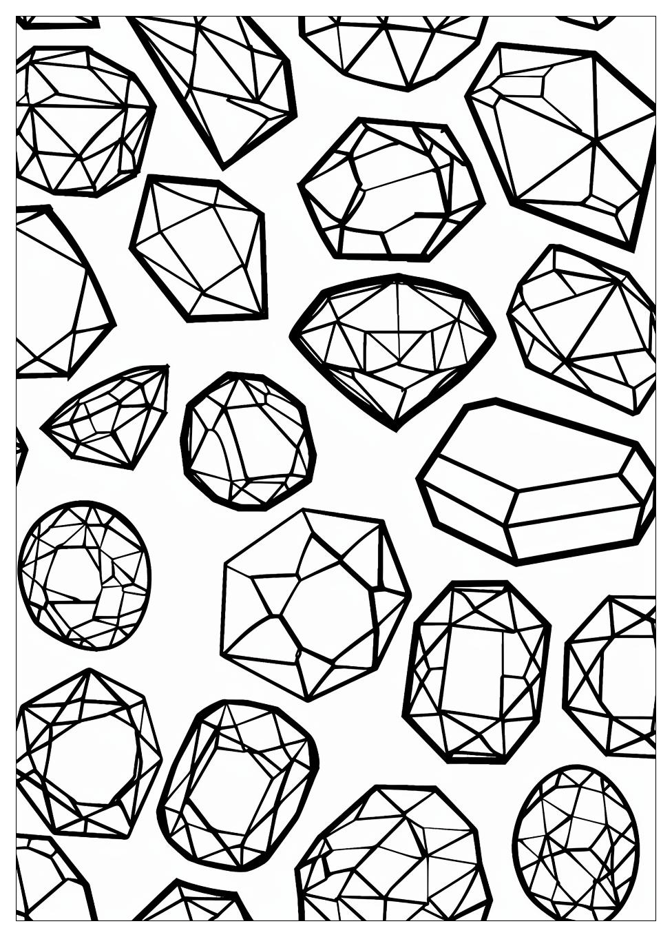 Gem Coloring Pages-8