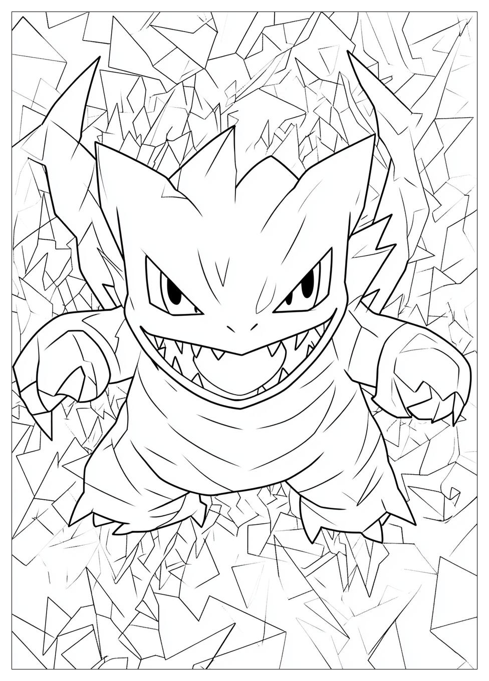 Gengar Coloring Pages-14
