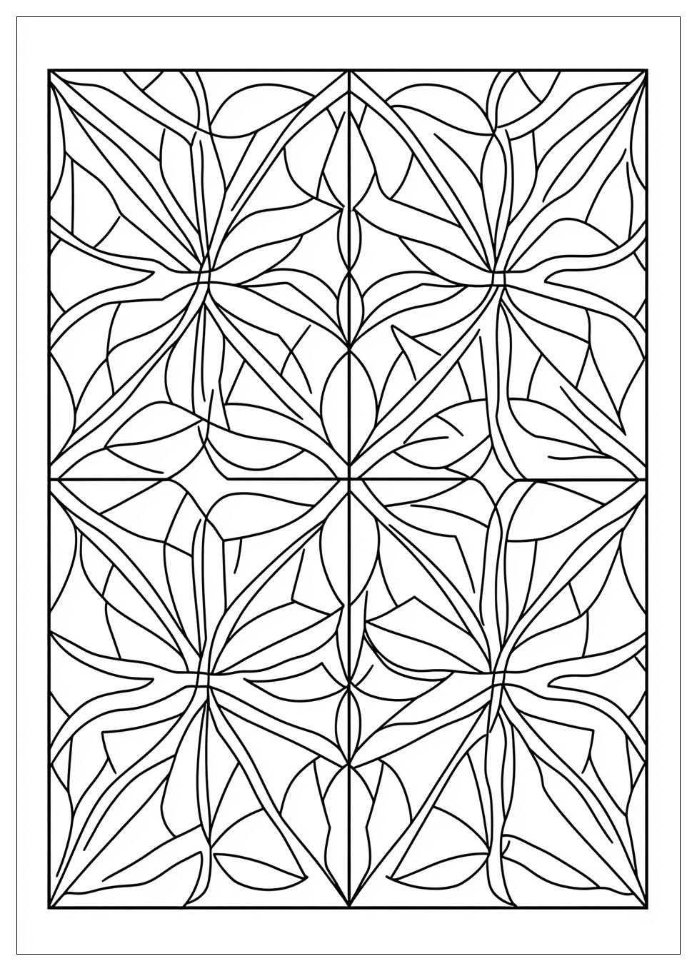 Geometric Coloring Pages-1