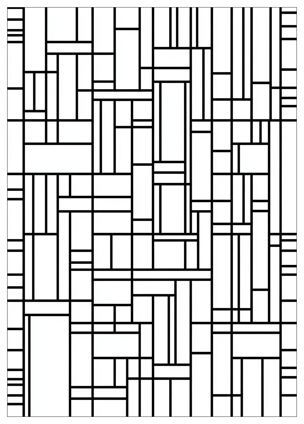 Geometric Coloring Pages-8