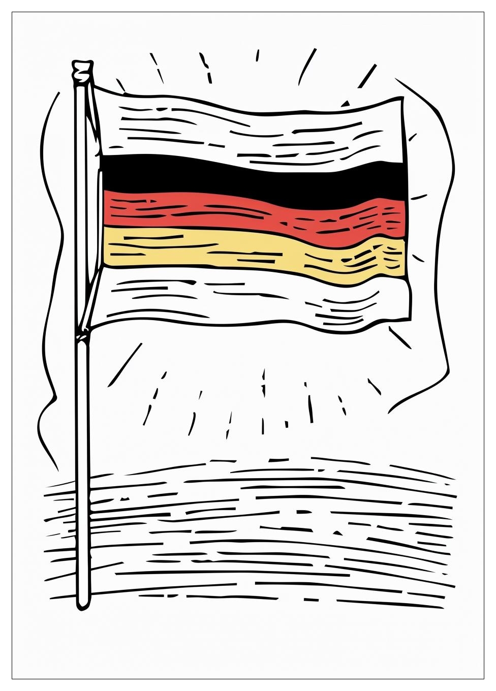 German Flag Coloring Pages-12