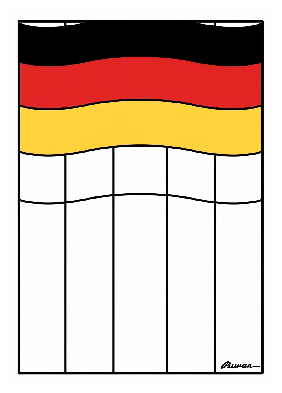 German Flag Coloring Pages-18