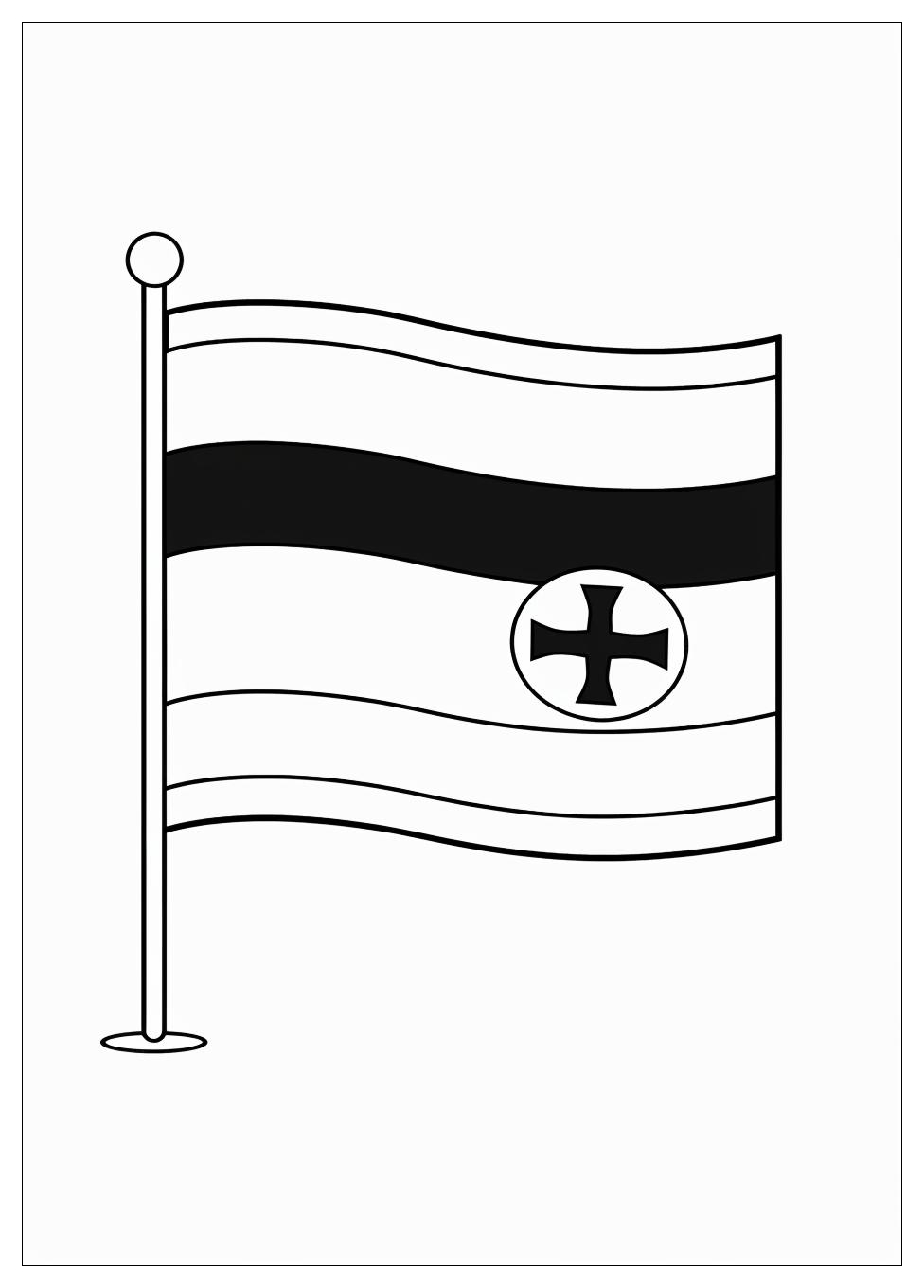German Flag Coloring Pages-3