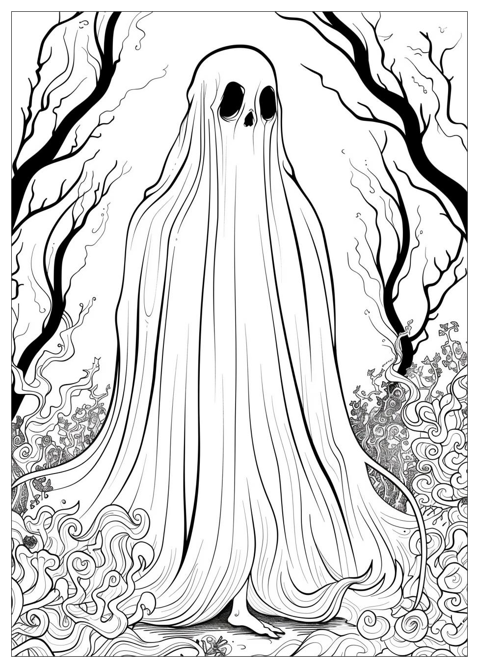 Ghost Coloring Pages-13