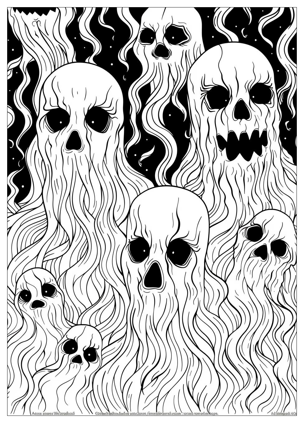 Ghost Coloring Pages-15