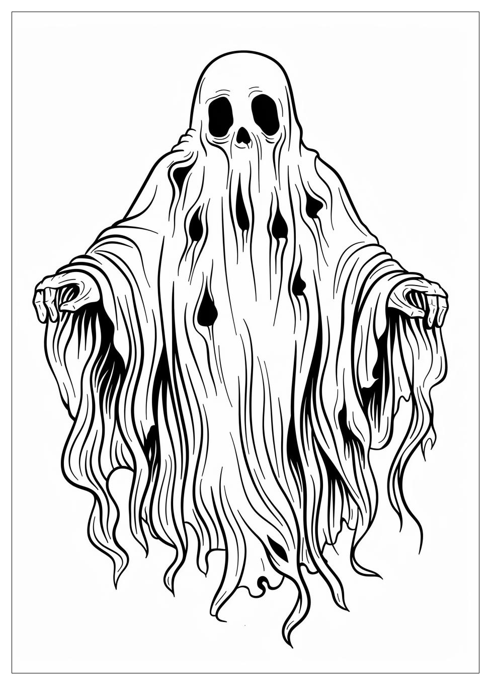 Ghost Coloring Pages-19