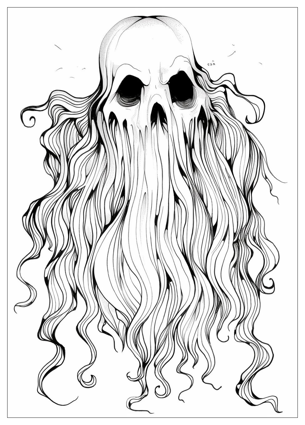 Ghost Coloring Pages-20