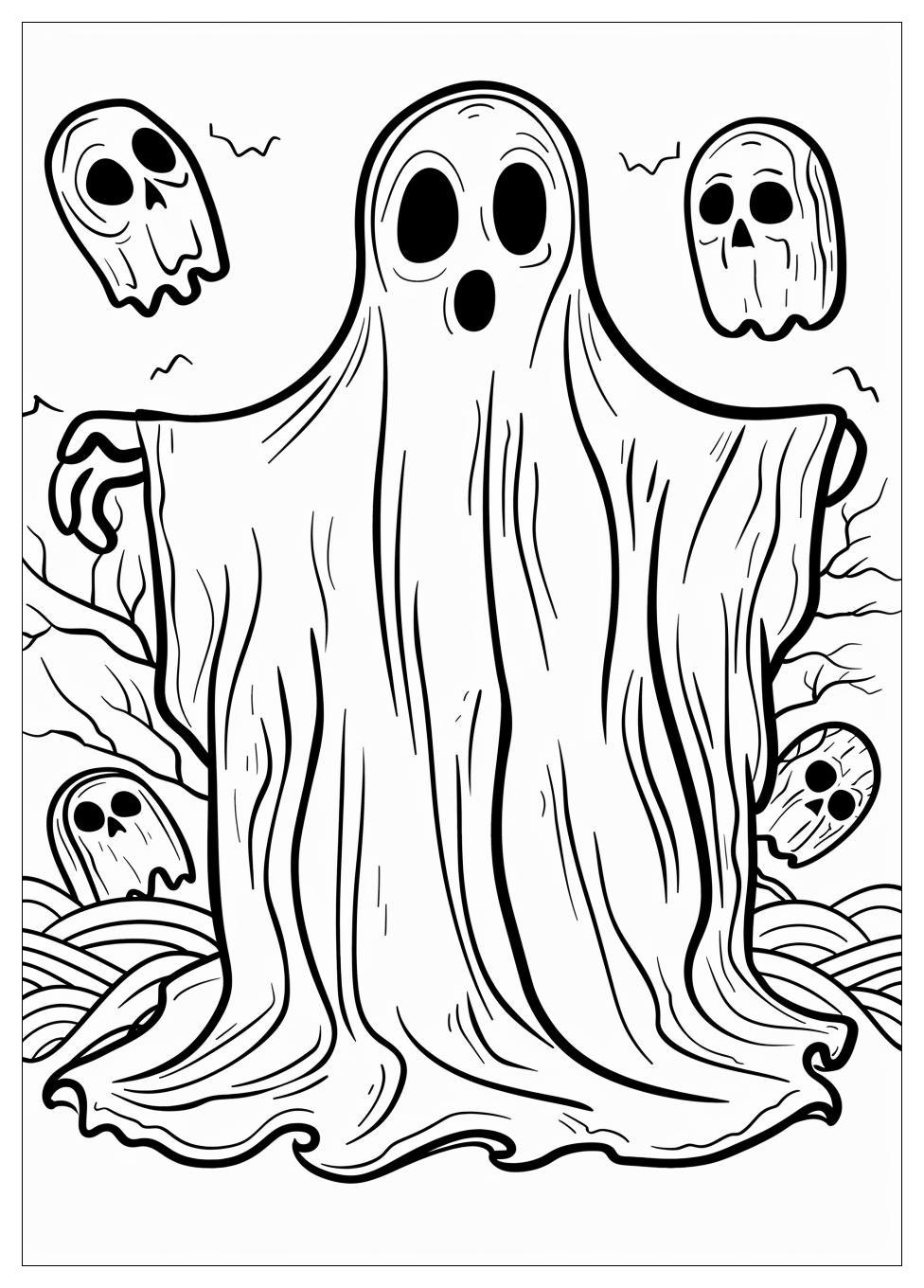 Ghost Coloring Pages-6
