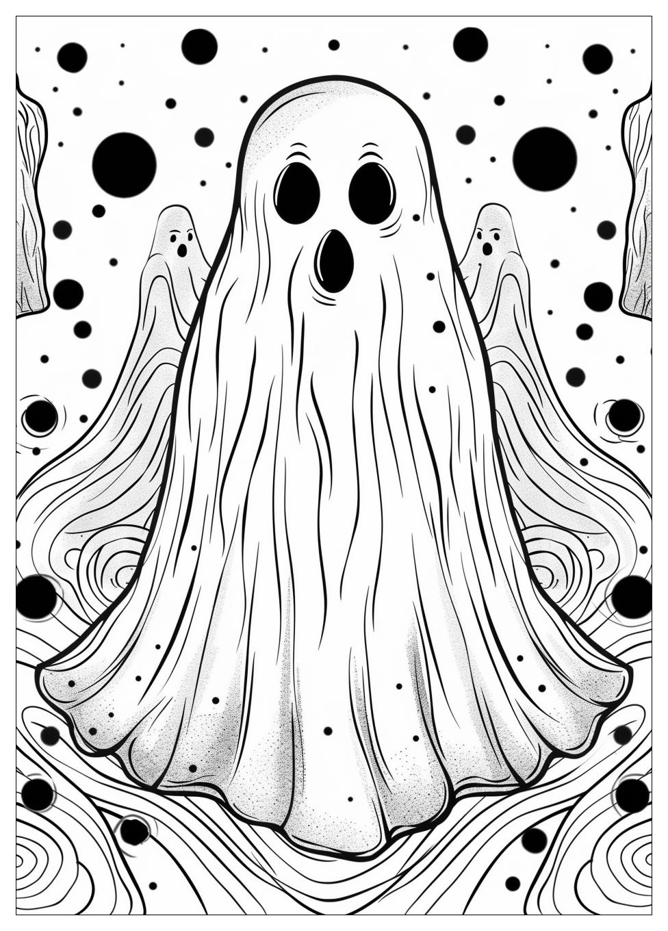 Ghost Coloring Pages-8
