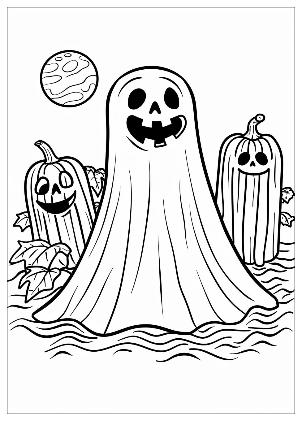 Ghost Coloring Pages-9
