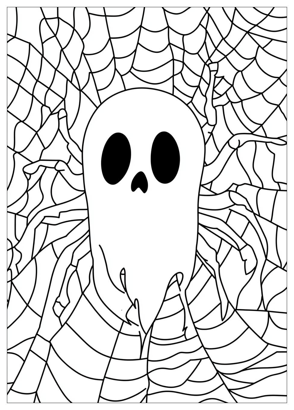 Ghost Spider Coloring Pages-1