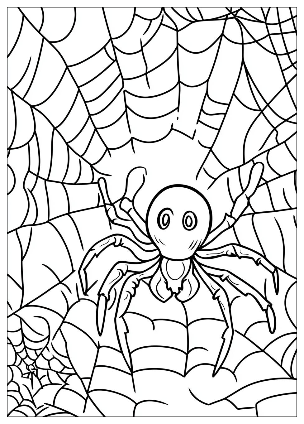 Ghost Spider Coloring Pages-12