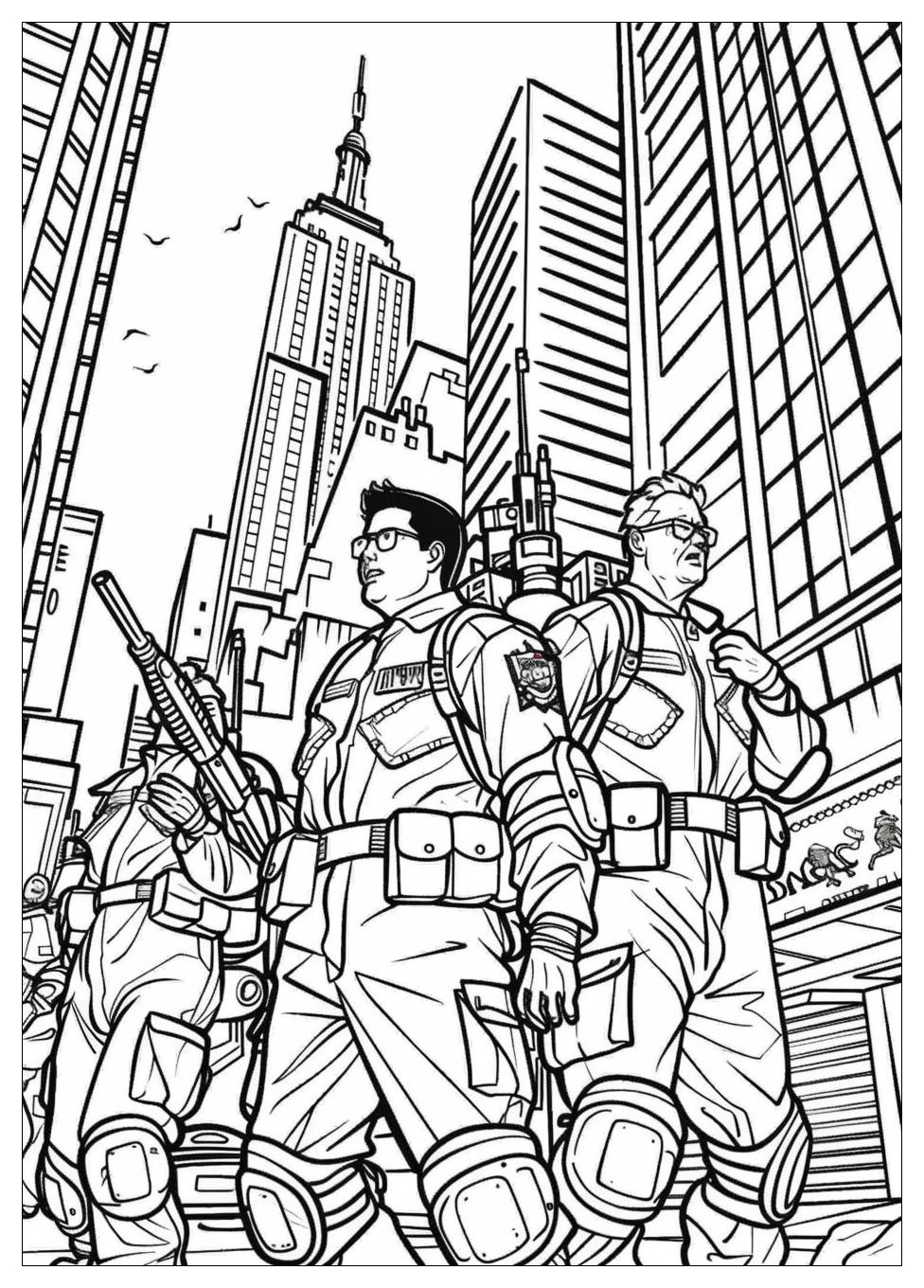 Ghostbusters Coloring Pages-17