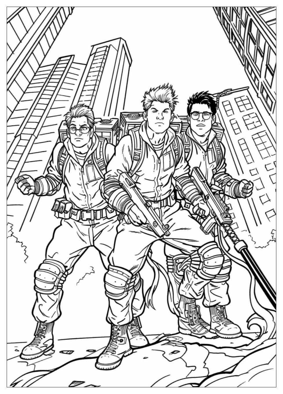 Ghostbusters Coloring Pages-18