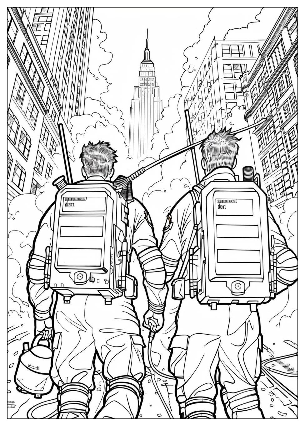 Ghostbusters Coloring Pages-9