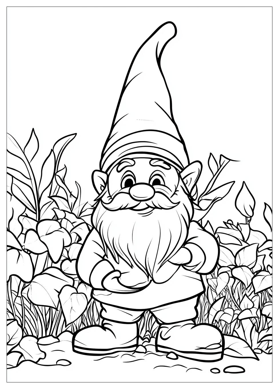 Gnome Coloring Pages-10