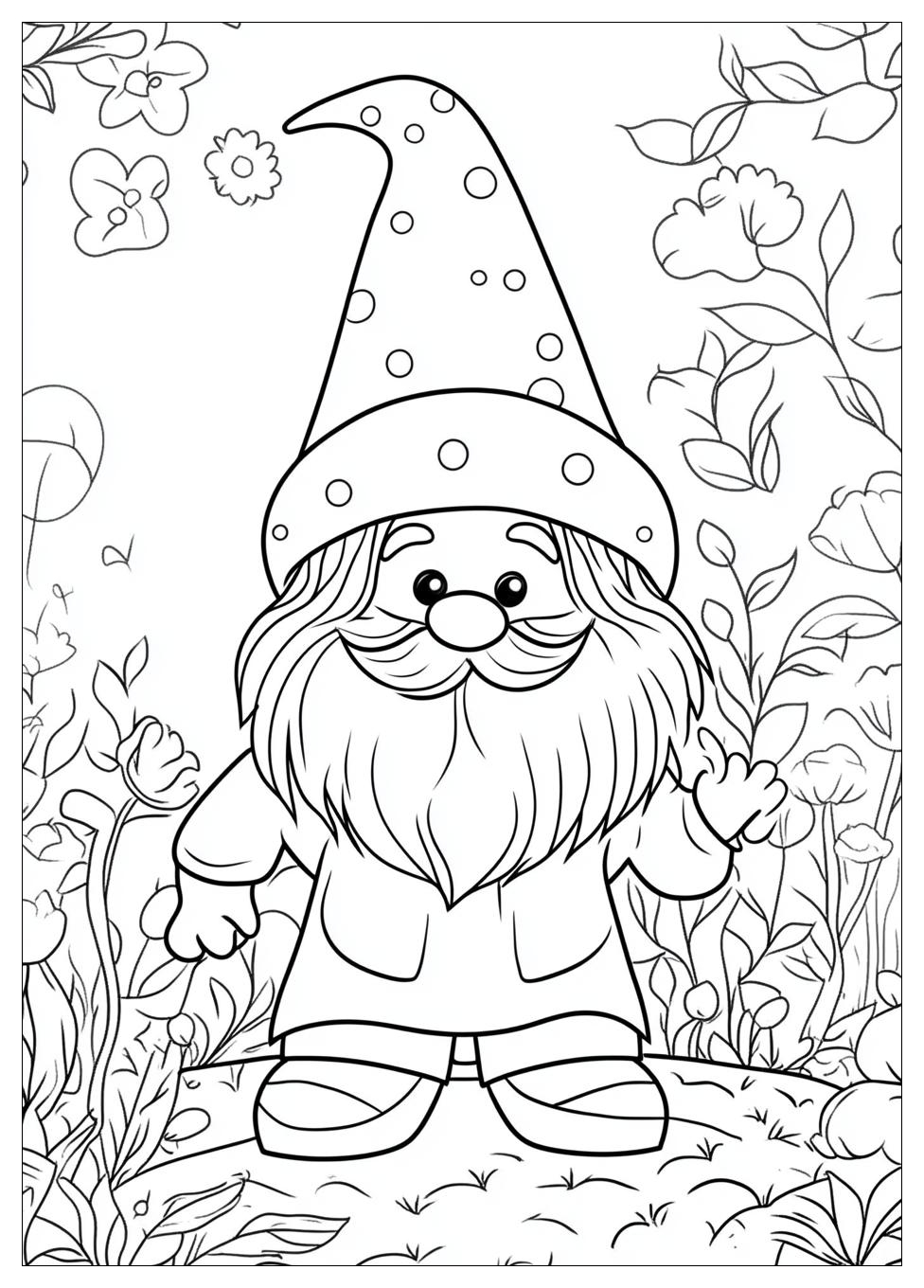 Gnome Coloring Pages-11