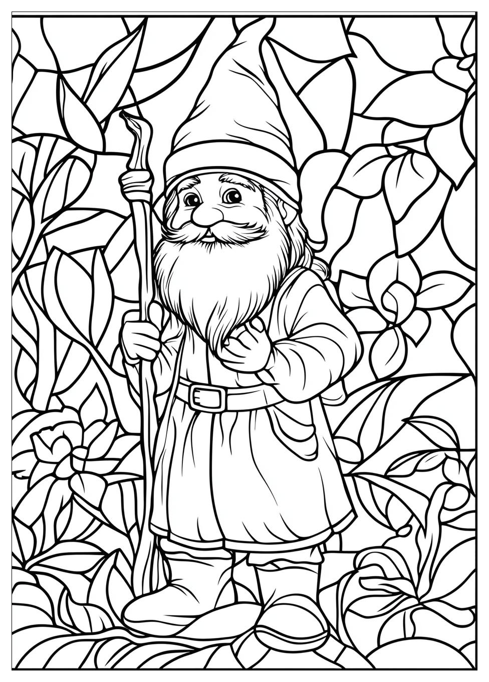Gnome Coloring Pages-12