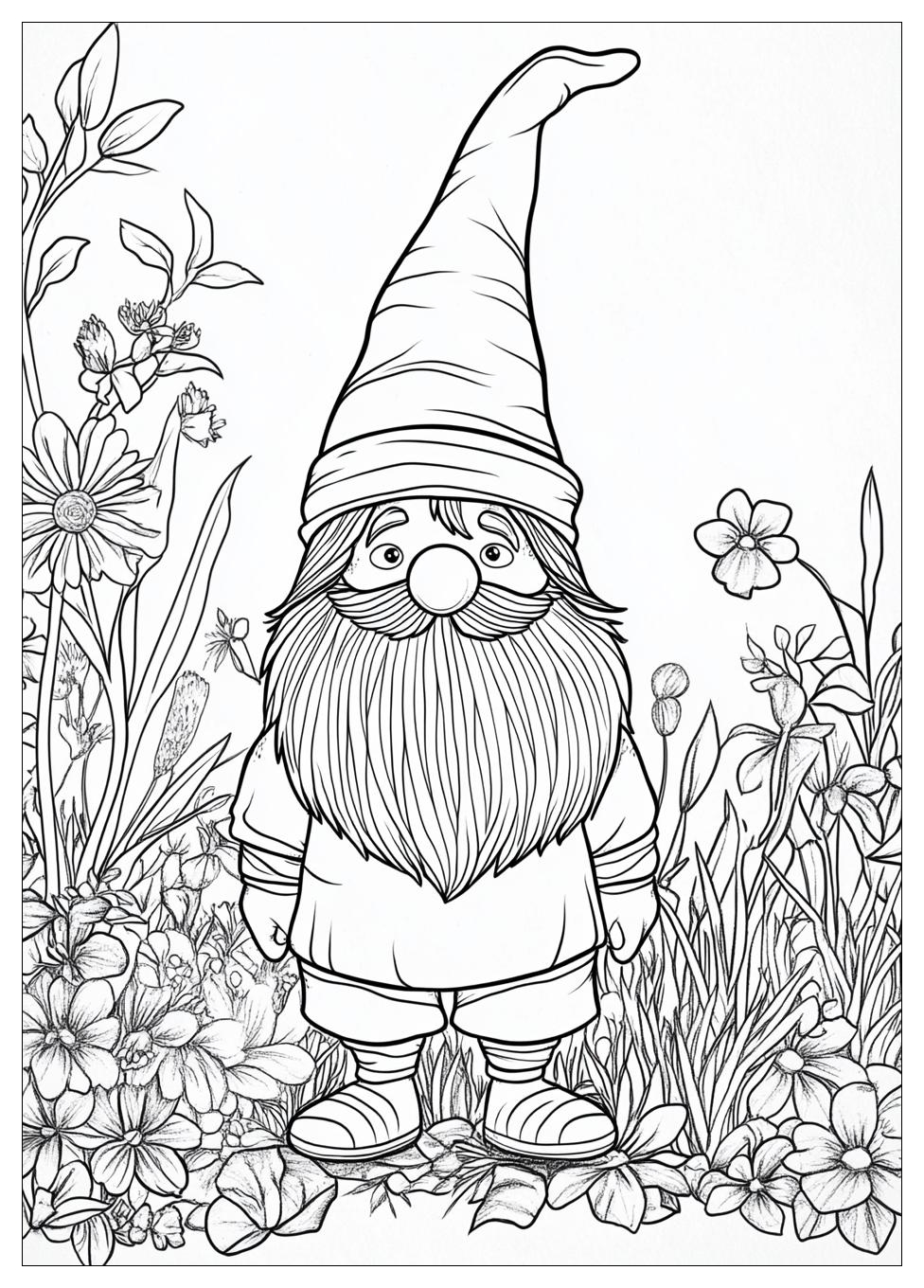 Gnome Coloring Pages-15