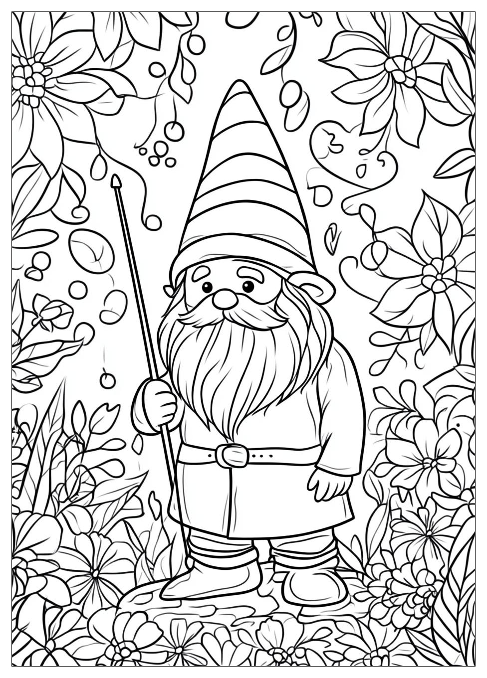 Gnome Coloring Pages-16