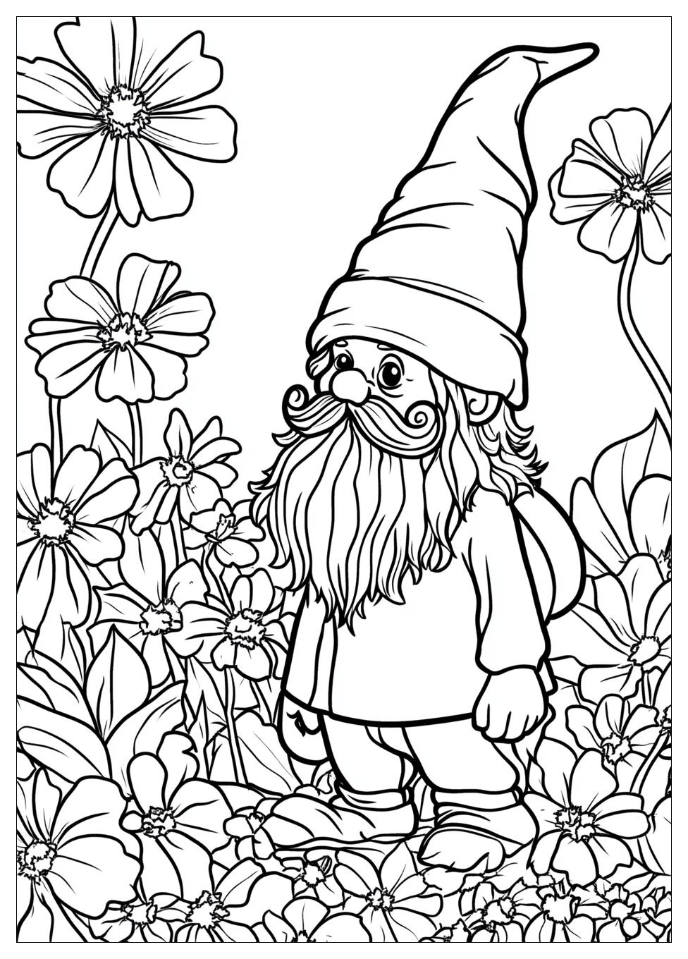 Gnome Coloring Pages-3