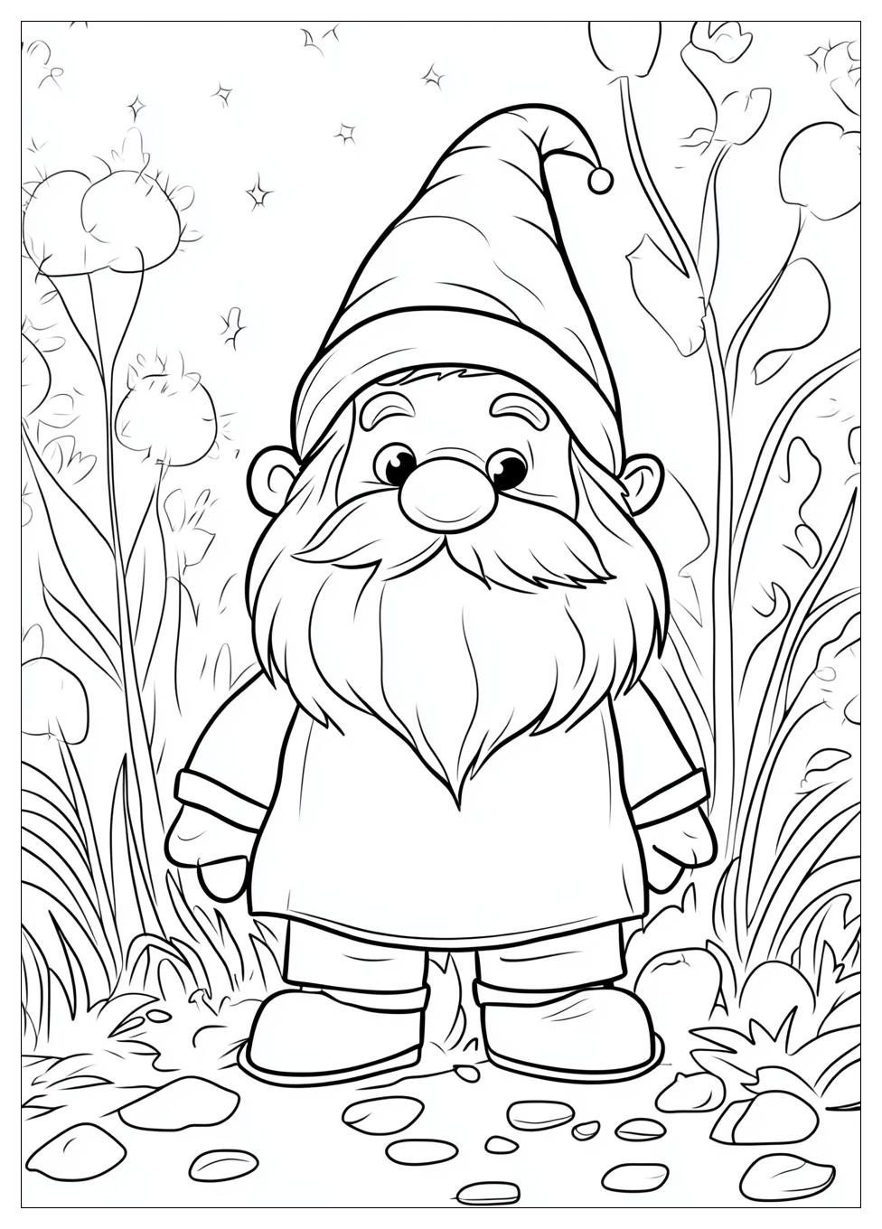 Gnome Coloring Pages-9