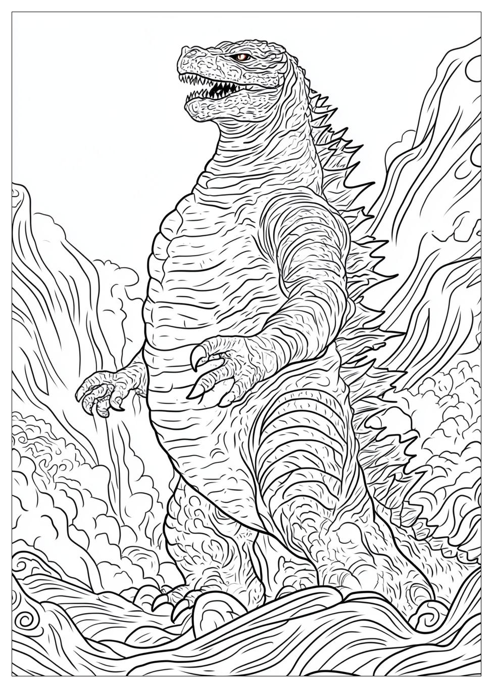 Godzilla Coloring Pages-11