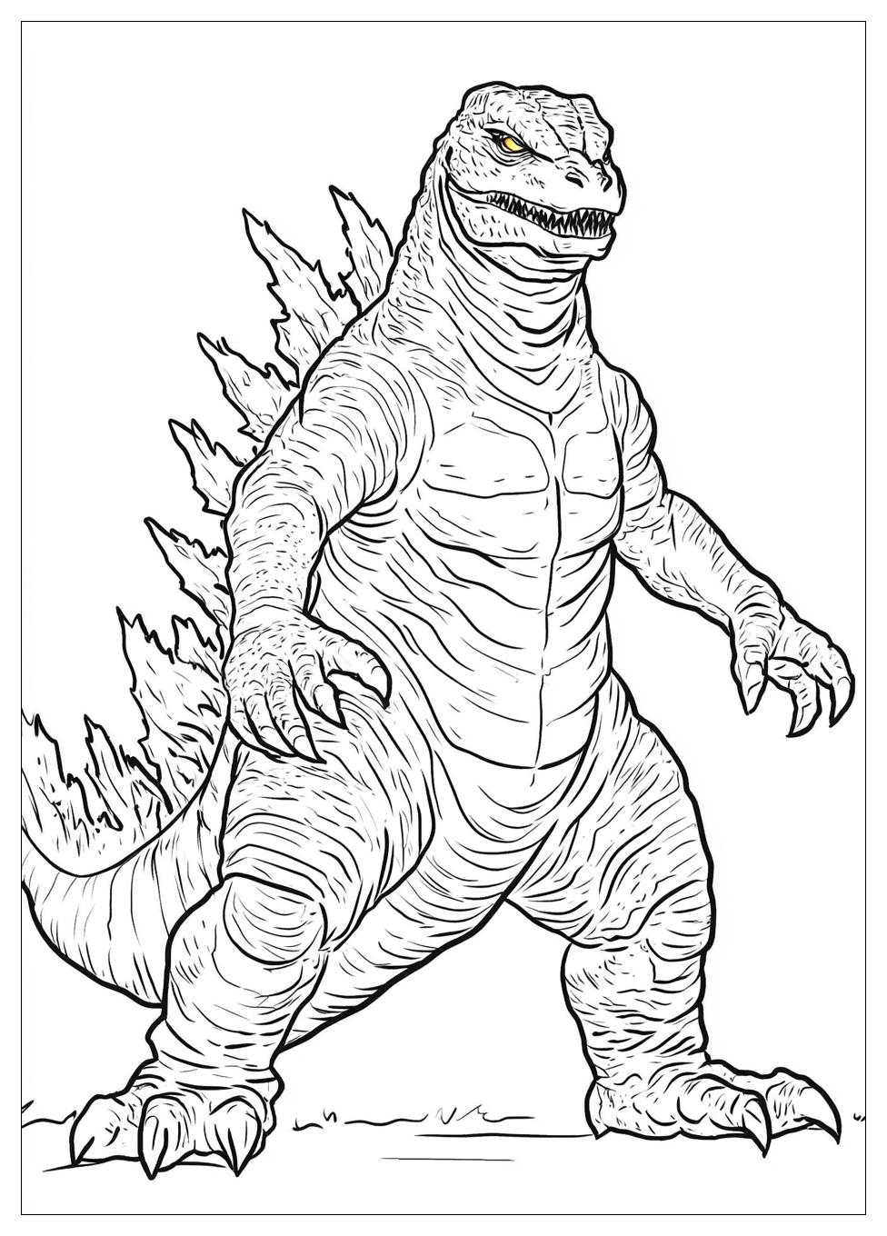 Godzilla Coloring Pages-12