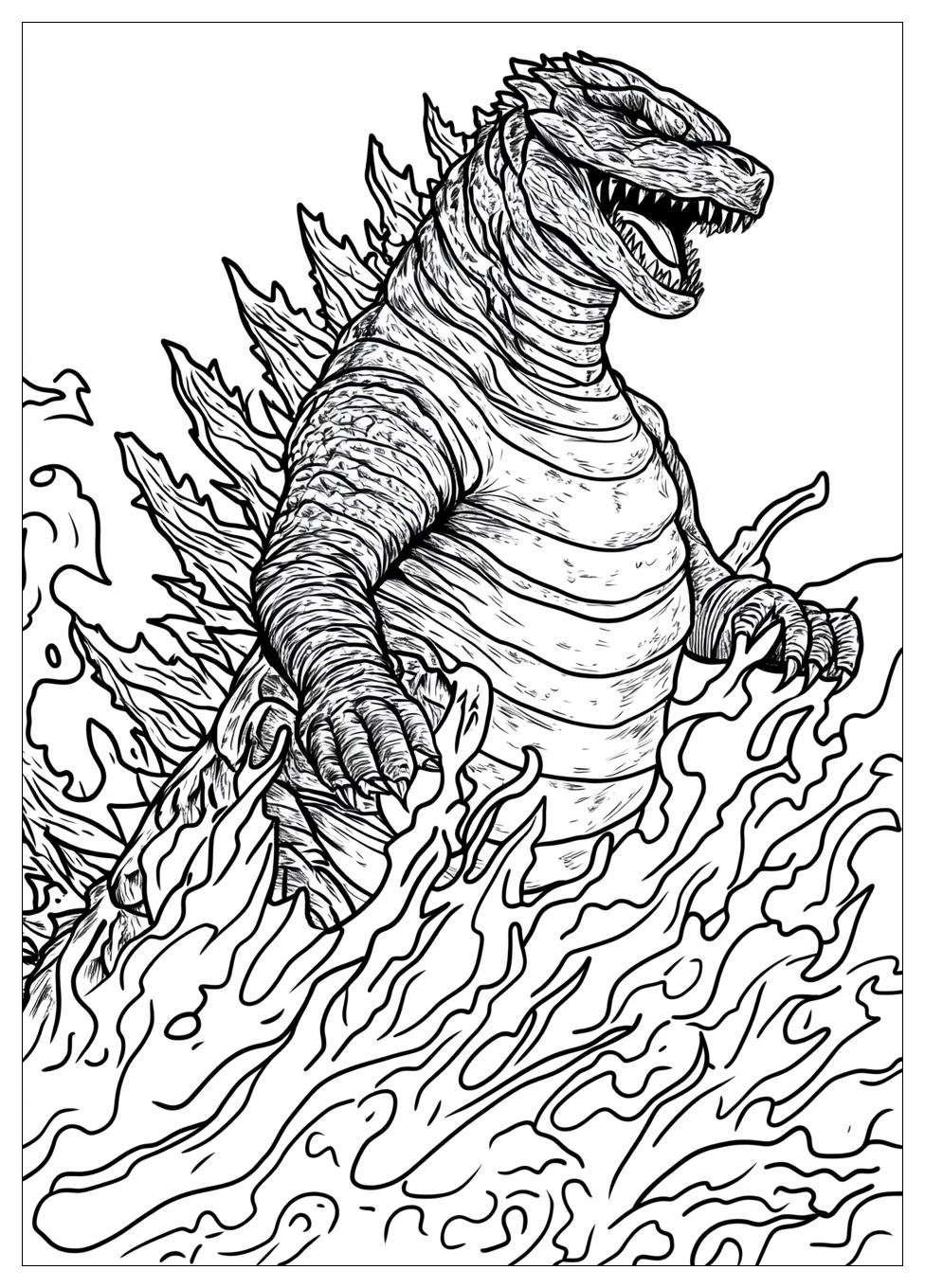 Godzilla Coloring Pages-13