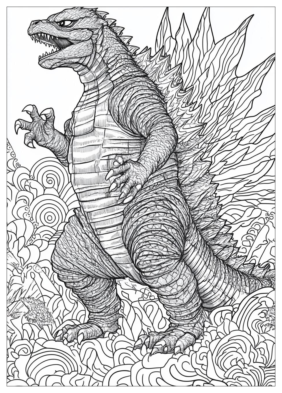 Godzilla Coloring Pages-14