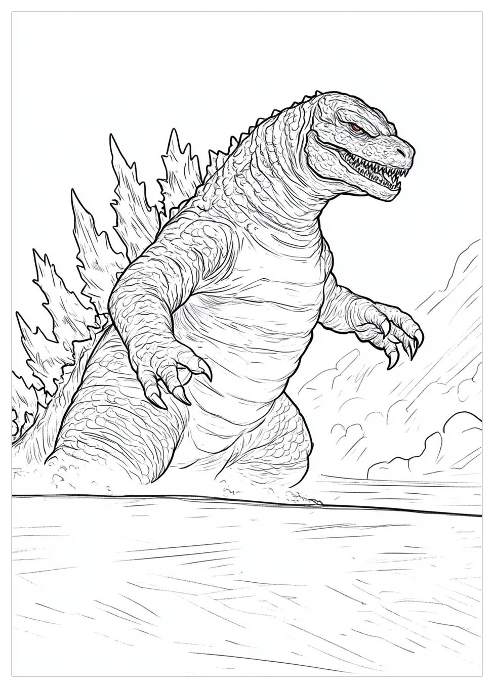 Godzilla Coloring Pages-8