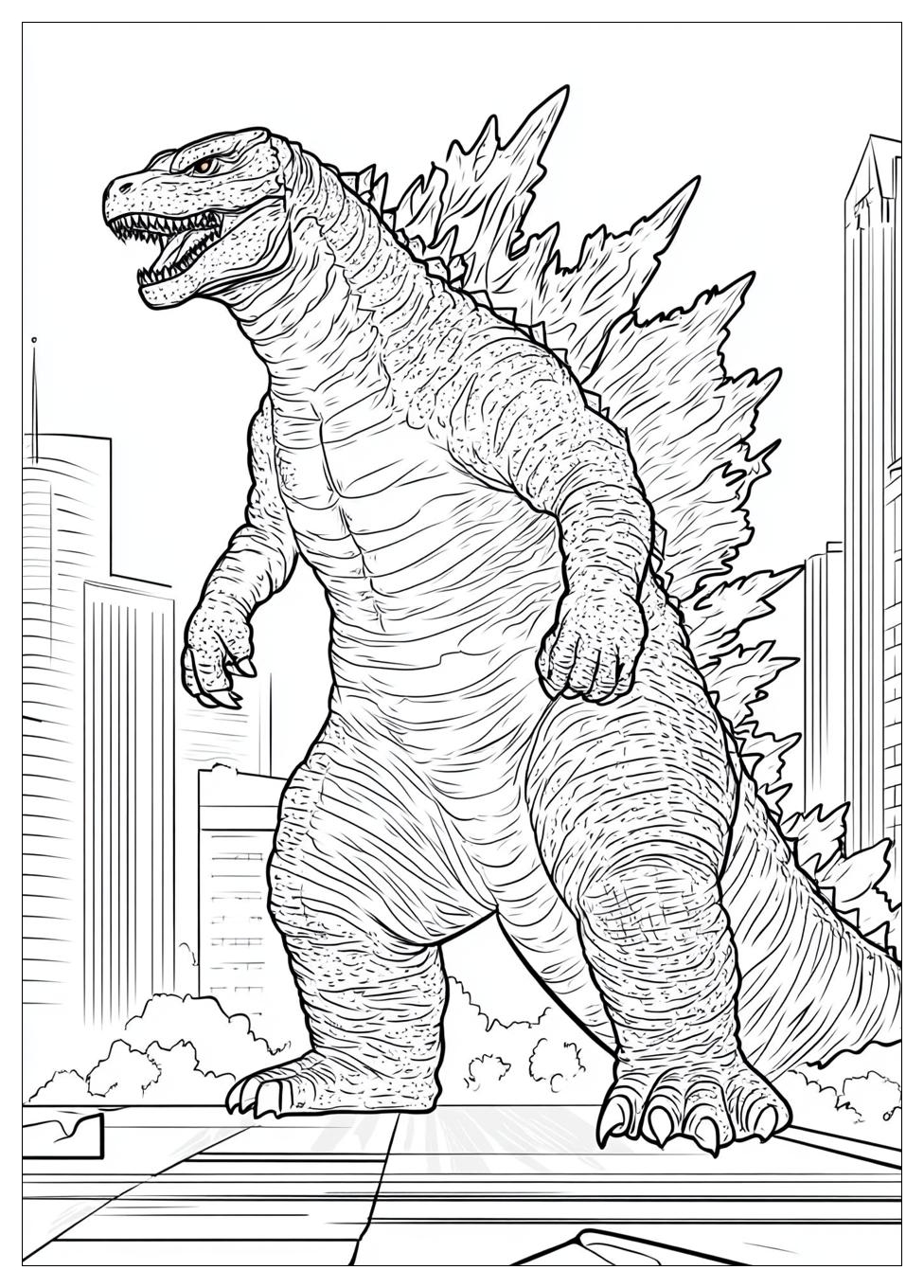 Godzilla Coloring Pages-9