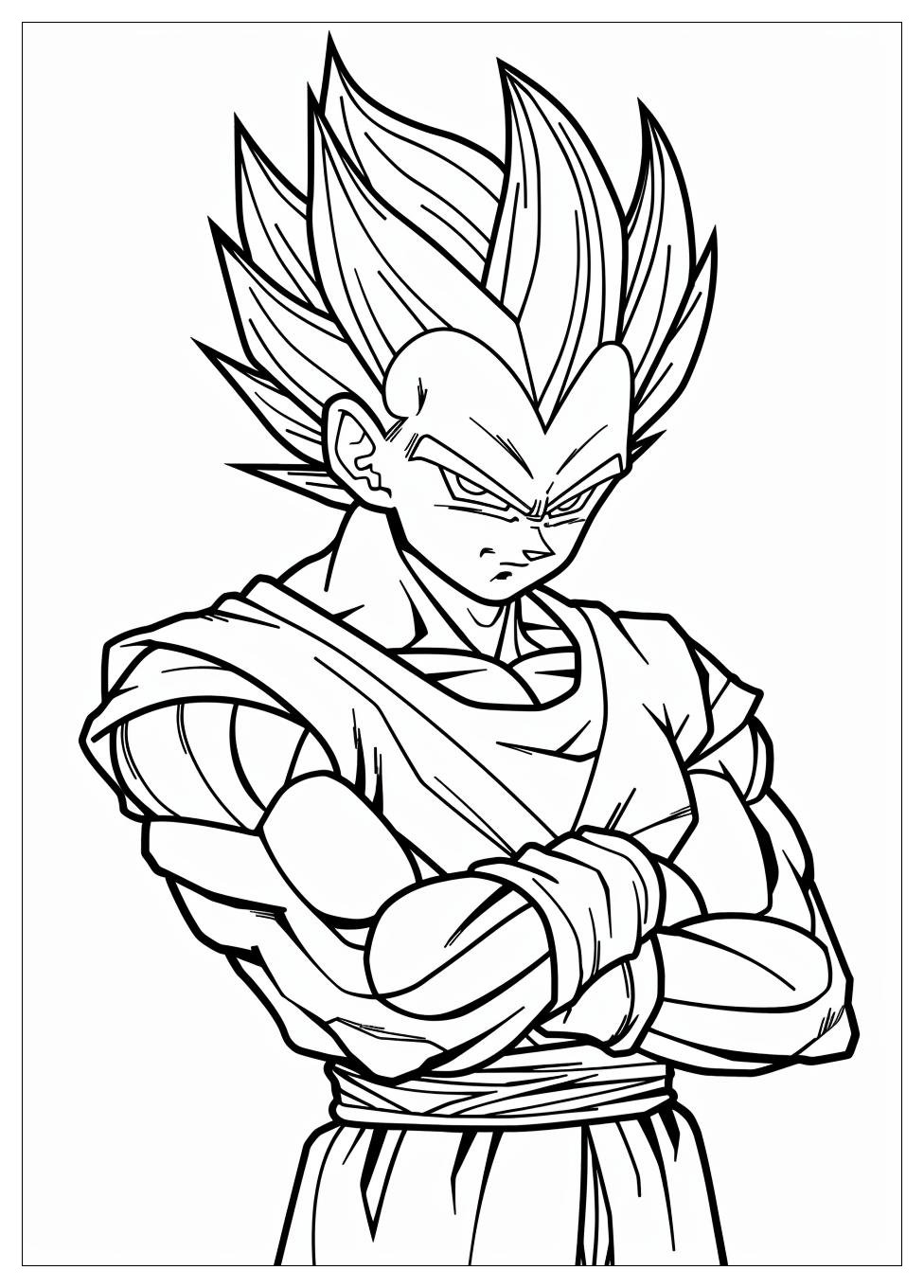 Gogeta Coloring Pages-1