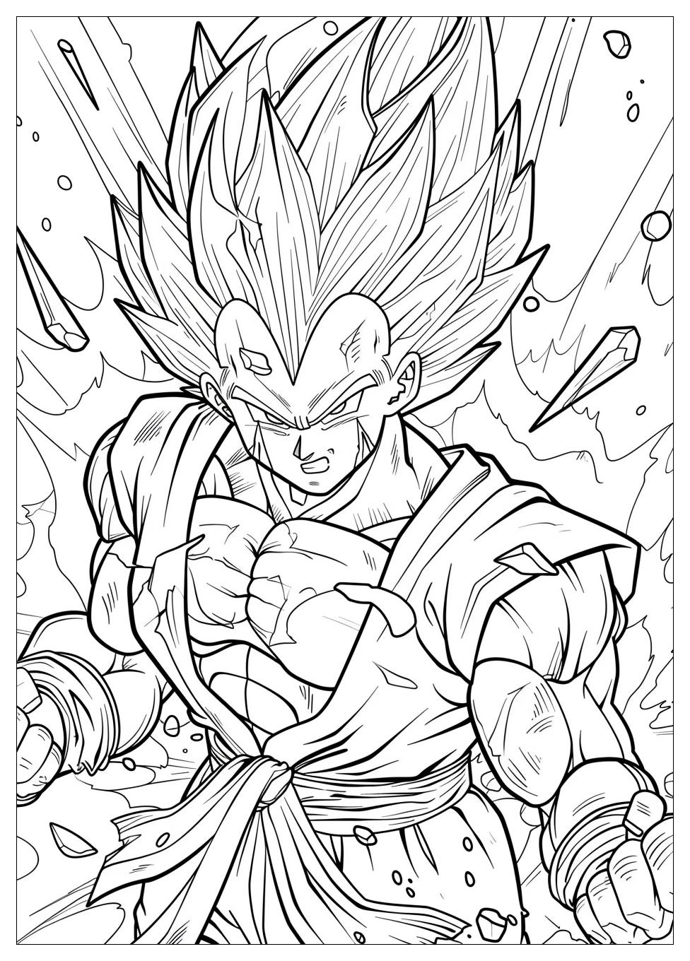 Gogeta Coloring Pages-11