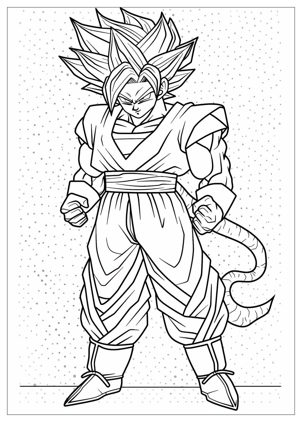Gogeta Coloring Pages-12