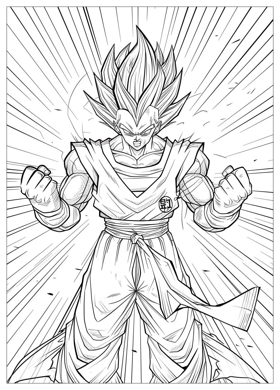 Gogeta Coloring Pages-13