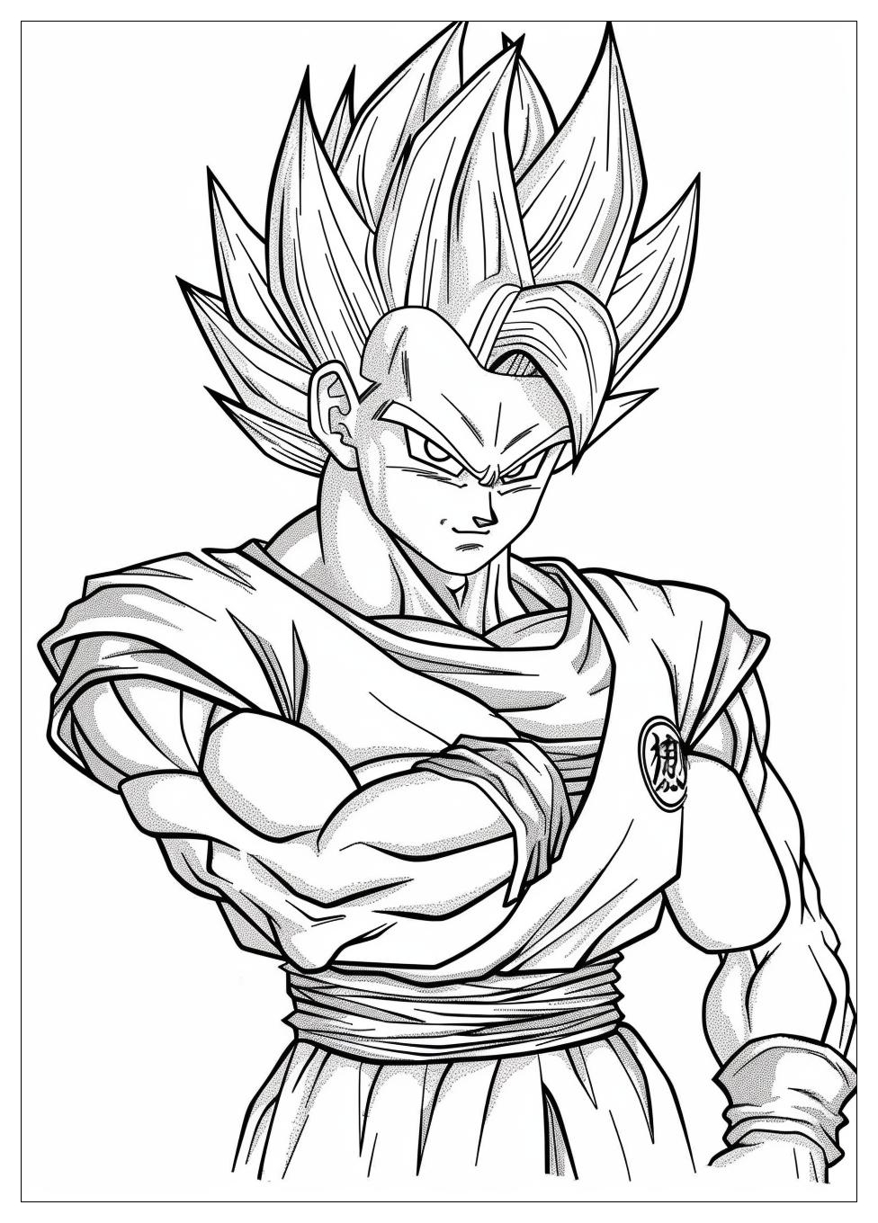 Gogeta Coloring Pages-15