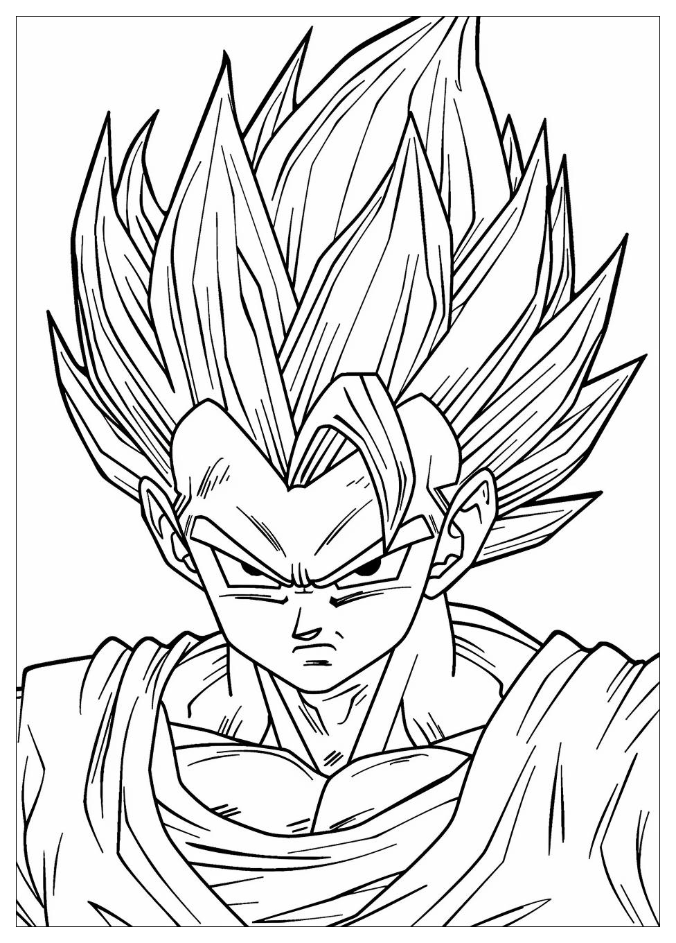 Gogeta Coloring Pages-16