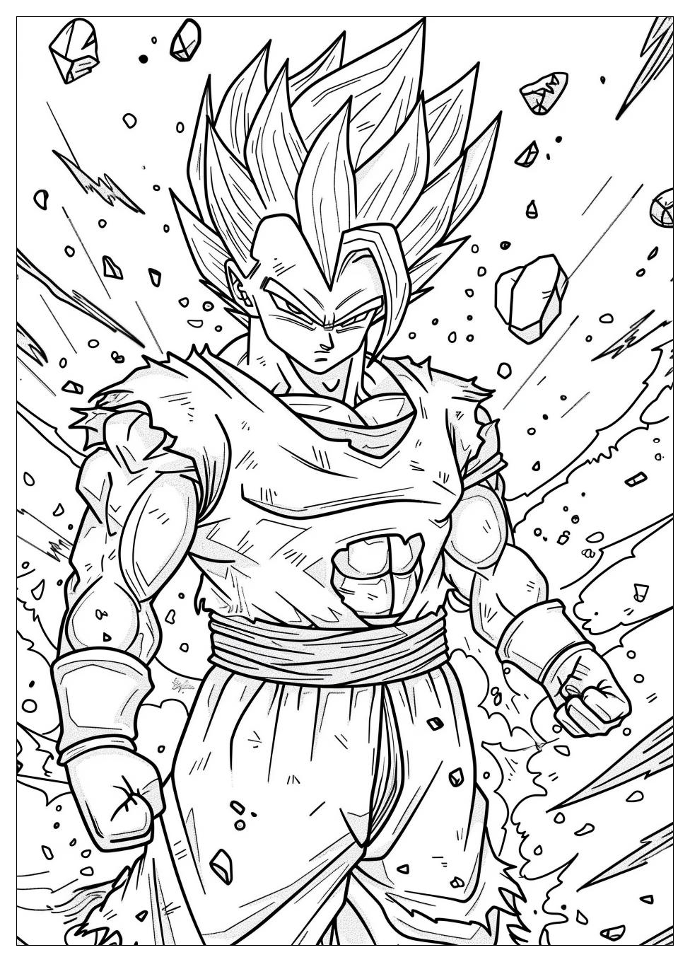 Gogeta Coloring Pages-17