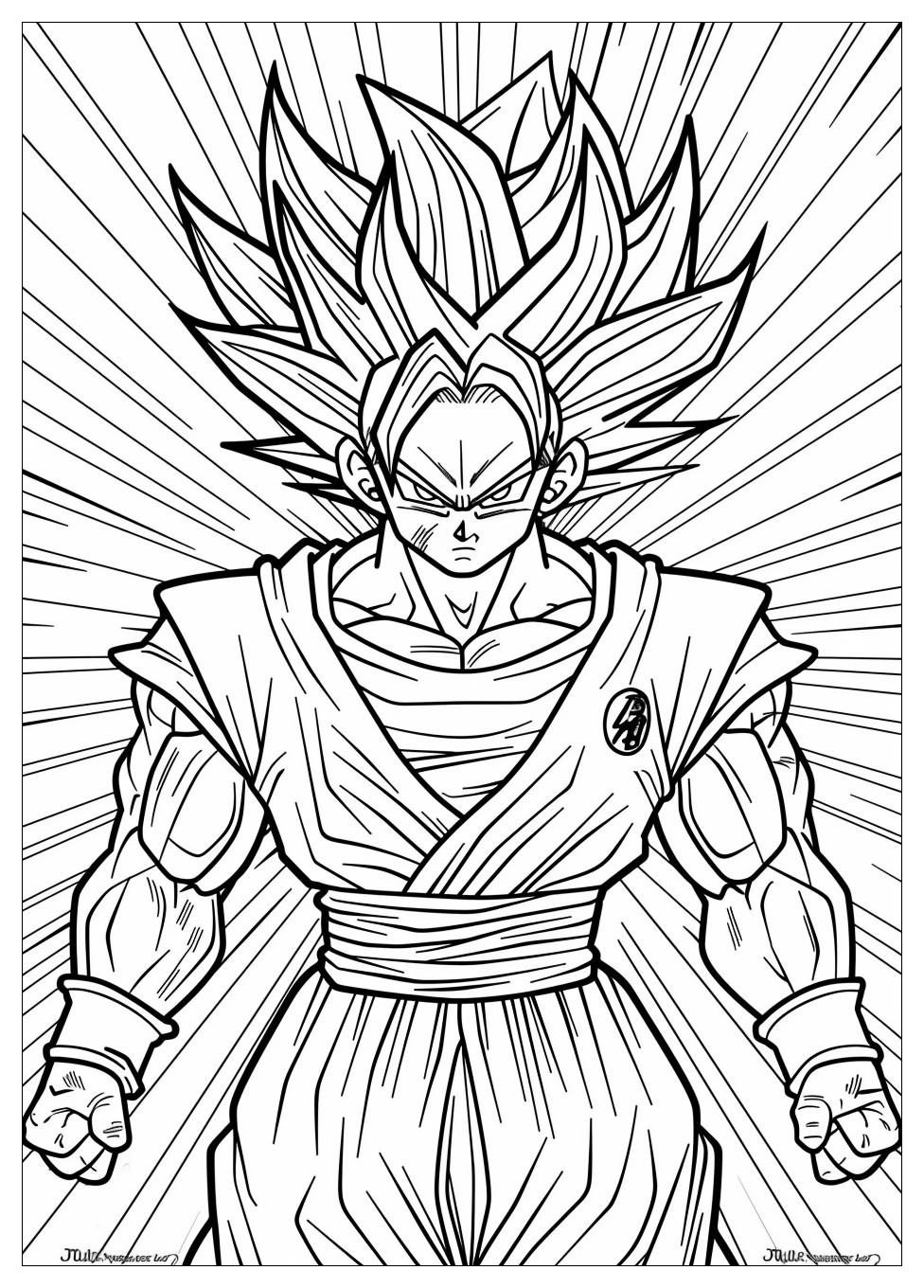 Gogeta Coloring Pages-18