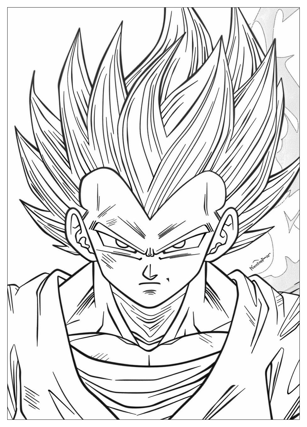 Gogeta Coloring Pages-19