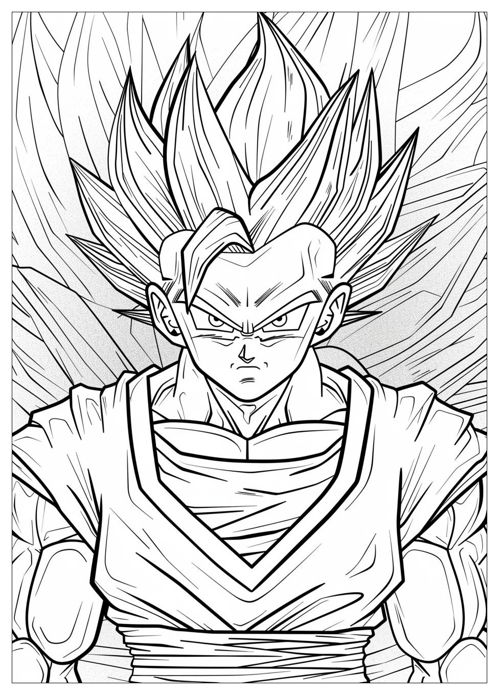 Gogeta Coloring Pages-20