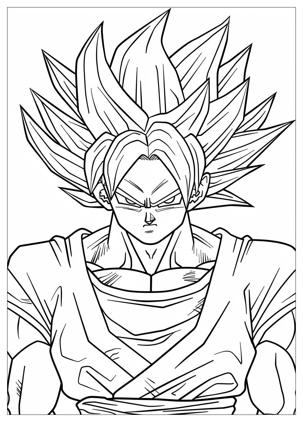 Gogeta Coloring Pages-4
