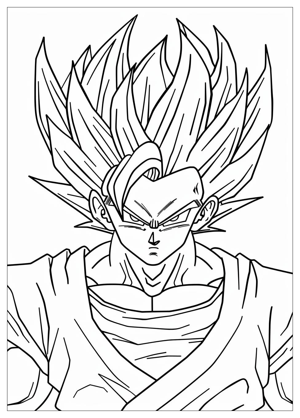 Gogeta Coloring Pages-6