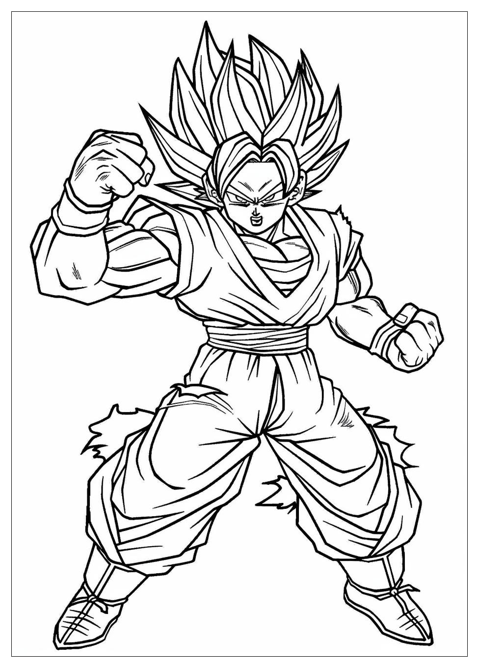 Gogeta Coloring Pages-8
